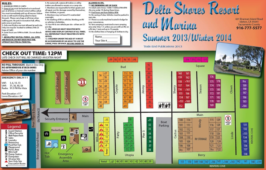 Delta Shores Map